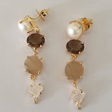 Ceres Stone Drop Earrings