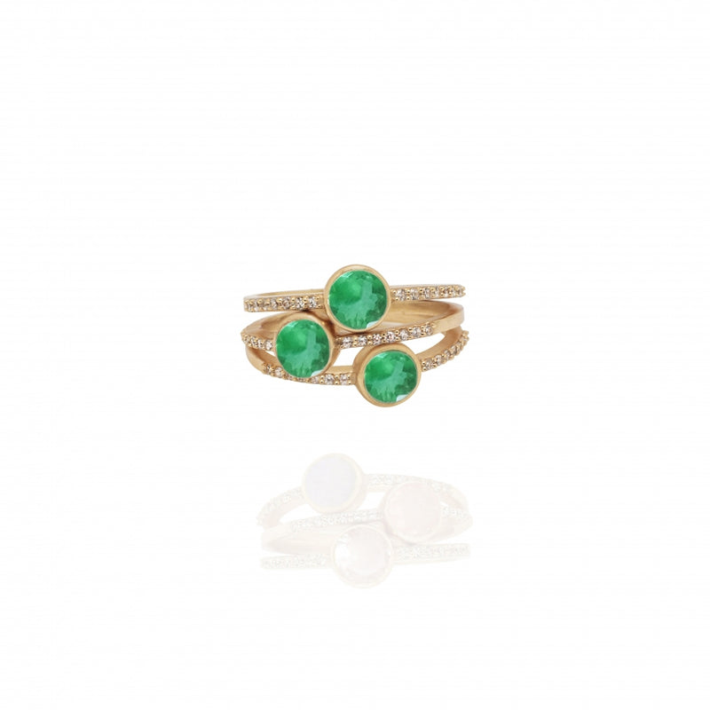 Alma Green Ring