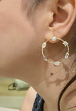 Ivory Stone Hoops