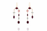 Rouge Cascade Earrings