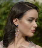 Cerulean Chandelier Earrings