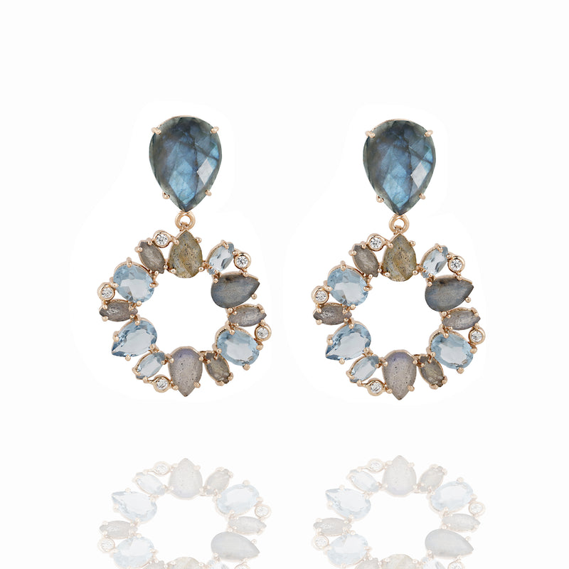 Aurora Hoop Danglers