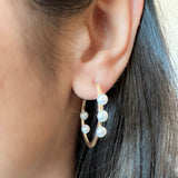 Ivory Rayla Pearl Hoops