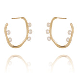 Ivory Rayla Pearl Hoops