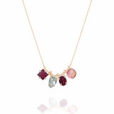 Rouge Cluster Necklace