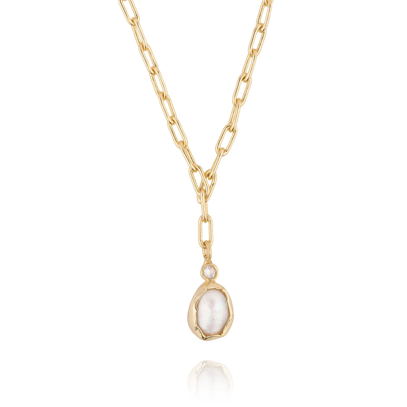 Ivory Organic Small Pearl Necklace