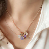 Mauve Spring Necklace