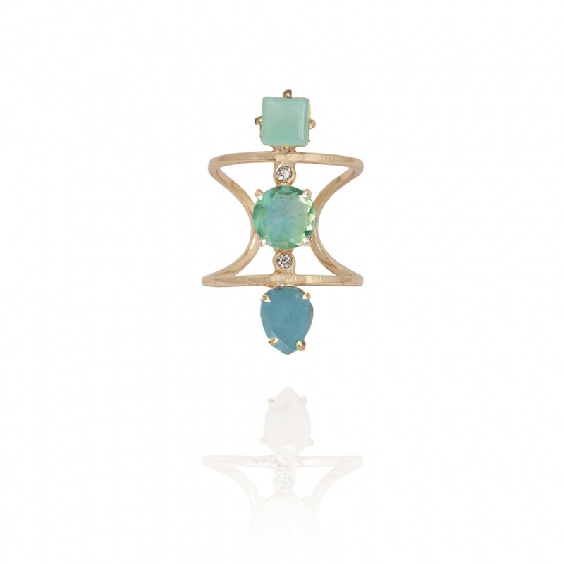 Chloe Aqua Ring