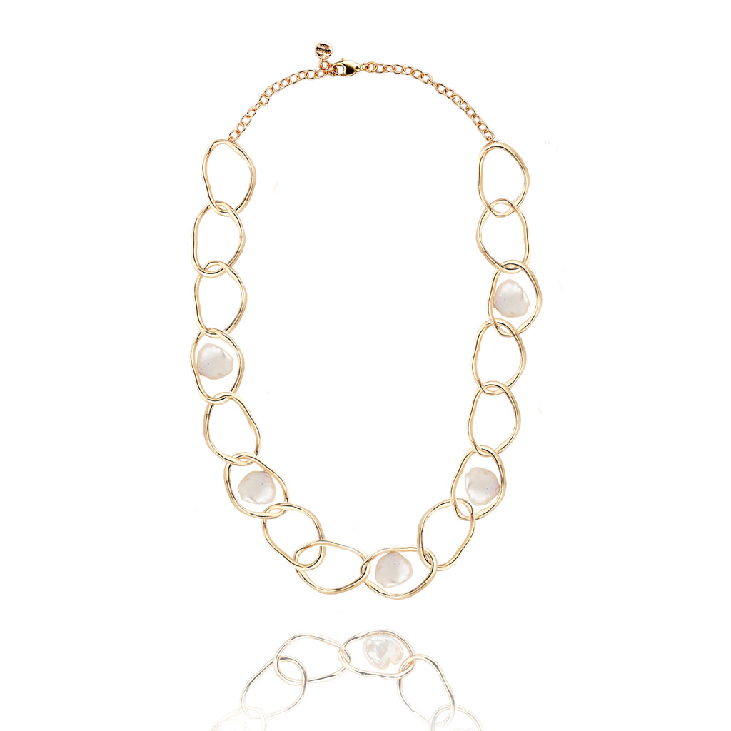 Grecian Goddess Pearl Necklace