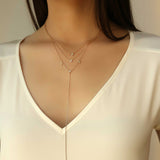 Glitter Layered Necklace