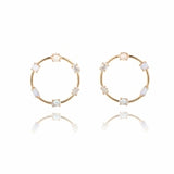 Ivory Stone Hoops